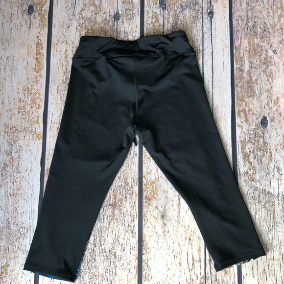 ted baker black multicolor leggings cropped size S - Picture 5 of 5